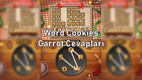 carrot 19 word cookies.
